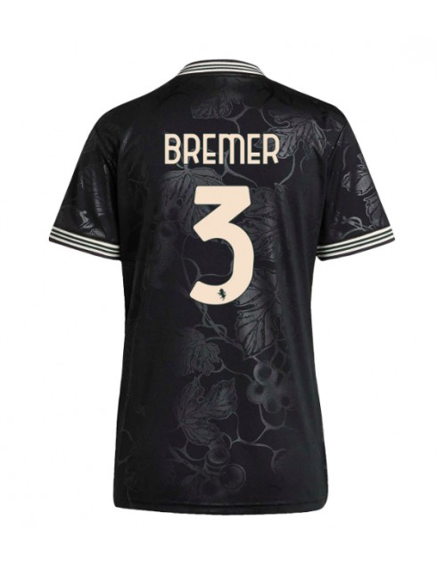 Juventus Gleison Bremer #3 Ausweichtrikot für Frauen 2025-26 Kurzarm Juventus Gleison Bremer #3 Ausweichtrikot für Frauen 2025-26 Kurzarm